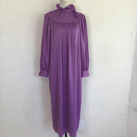 Kate Spade Dresses & Skirts - Women's Kate Spade Purple Polka Dot Long Sleeve Dress Size 4
